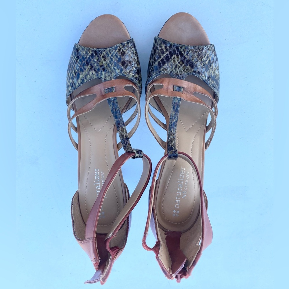 Naturalizer Multicolor Platform Heels Euc - image 1